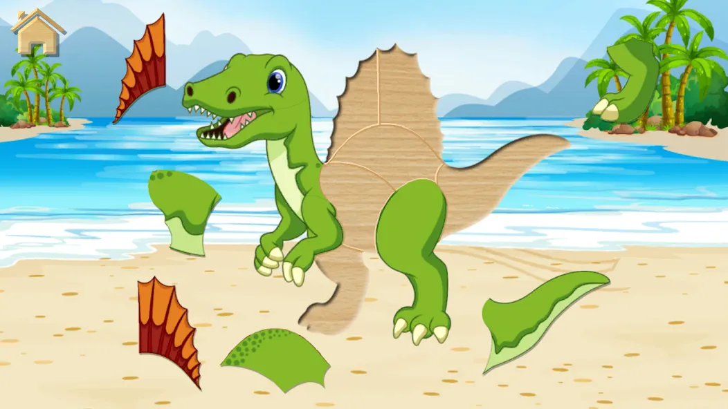 Скачать взломанную Dino Puzzle  [МОД Много денег] — последняя версия apk на Андроид screen 5