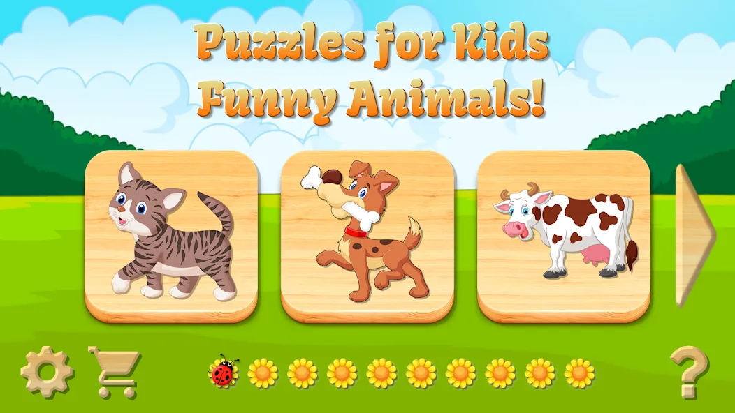 Взломанная Baby Puzzles for Kids  [МОД Много денег] — полная версия apk на Андроид screen 1