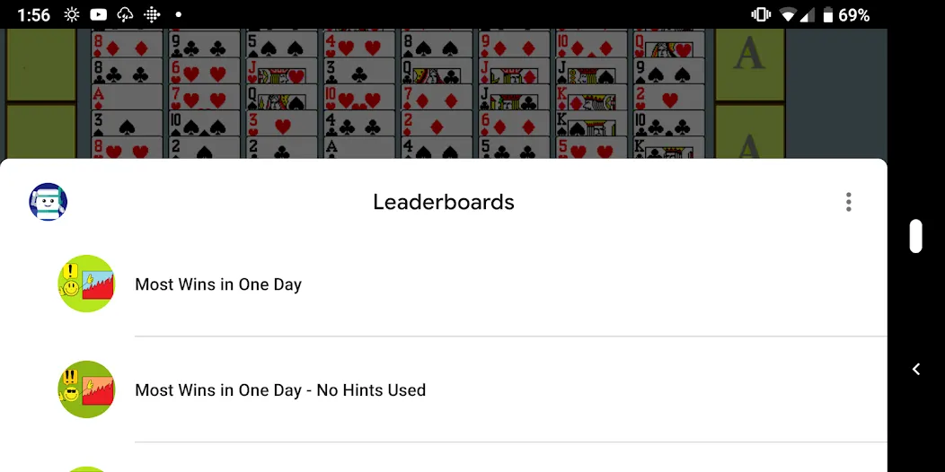 Скачать взломанную FreeCell with Leaderboards (Фрикел с таблицей лидеров)  [МОД Много монет] — стабильная версия apk на Андроид screen 3