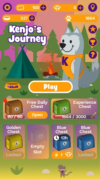 Взломанная Kenjo's Journey Coin Pusher  [МОД Бесконечные деньги] — стабильная версия apk на Андроид screen 2