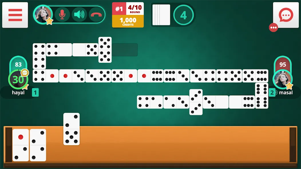 Скачать взлом Dominoes Online (Домино Онлайн)  [МОД Бесконечные монеты] — полная версия apk на Андроид screen 1