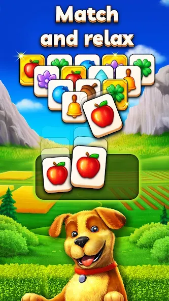 Взломанная Joey's Farm — Tile Match  [МОД Menu] — последняя версия apk на Андроид screen 1