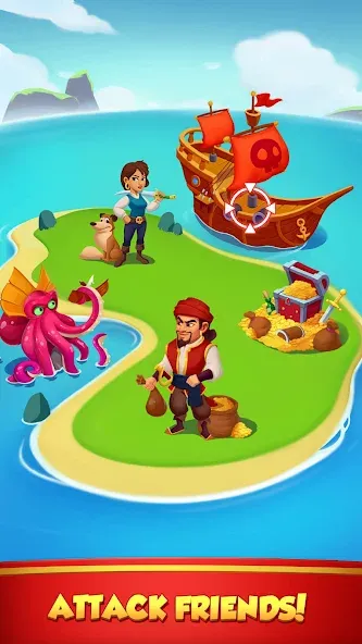 Скачать взлом Coin Rush — Pirate GO! (Коин Раш)  [МОД Все открыто] — стабильная версия apk на Андроид screen 4