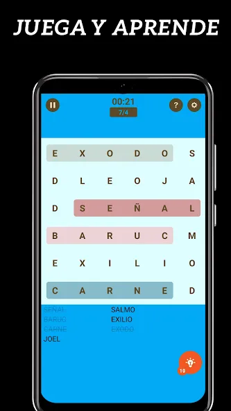 Скачать взлом Sopa de Letras de la Bíblia  [МОД Много денег] — последняя версия apk на Андроид screen 5