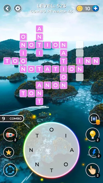 Скачать взломанную WOW4:Word Connect Offline Word (ВАУ 4)  [МОД Mega Pack] — полная версия apk на Андроид screen 3