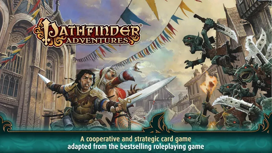 Скачать взлом Pathfinder Adventures (Пэсаифиндэр Эдвентурес)  [МОД Меню] — полная версия apk на Андроид screen 1