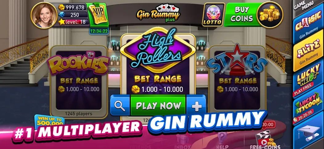 Взлом Gin Rummy Plus: Fun Card Game (Джин Рамми Плюс)  [МОД Много монет] — полная версия apk на Андроид screen 2