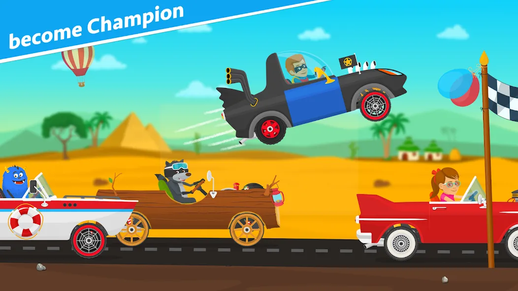 Взлом Racing car games for kids 2-5  [МОД Много денег] — полная версия apk на Андроид screen 3