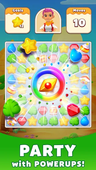 Взломанная Treasure Party: Puzzle Fun! (Трежер Пати)  [МОД Много монет] — стабильная версия apk на Андроид screen 4