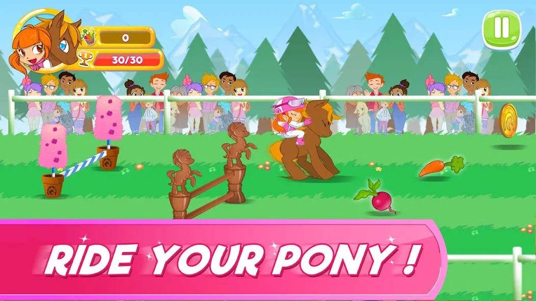 Взломанная Pony Run : Magic Trails (Пони Ран)  [МОД Mega Pack] — стабильная версия apk на Андроид screen 2