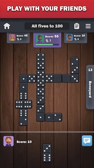 Взломанная Dominoes online — play Domino!  [МОД Mega Pack] — последняя версия apk на Андроид screen 2