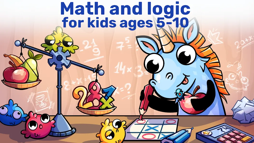 Скачать взлом Math&Logic games for kids  [МОД Unlocked] — последняя версия apk на Андроид screen 1