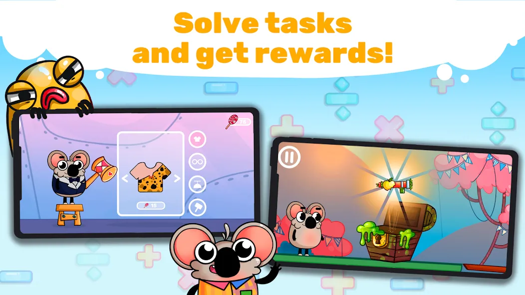 Взломанная Fun Math Facts: Games for Kids  [МОД Много денег] — полная версия apk на Андроид screen 4