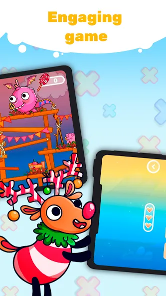 Скачать взломанную Multiplication Games For Kids.  [МОД Много монет] — стабильная версия apk на Андроид screen 2