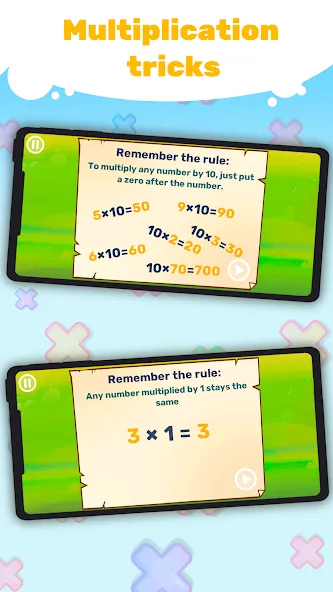 Скачать взломанную Multiplication Games For Kids.  [МОД Много монет] — стабильная версия apk на Андроид screen 4