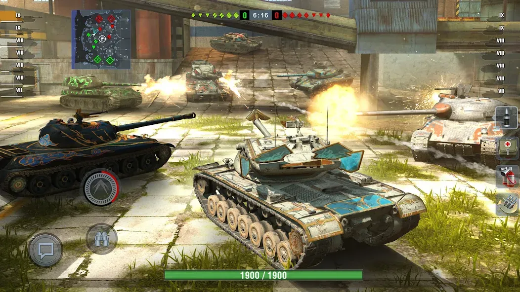 Скачать взломанную World of Tanks Blitz (Ворлд оф Танкс Блиц ПВП)  [МОД Много монет] — полная версия apk на Андроид screen 5