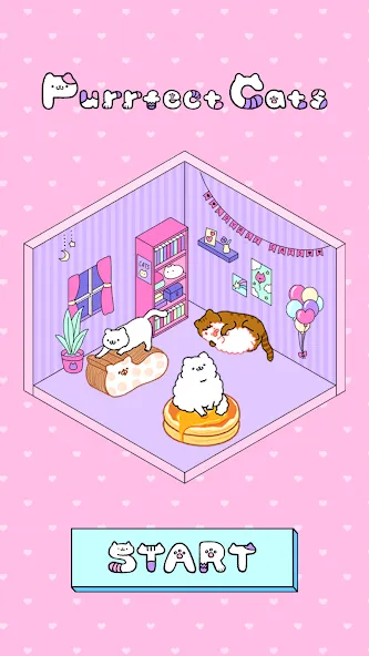 Взлом Purrfect Cats (Парфект кэтс)  [МОД Все открыто] — стабильная версия apk на Андроид screen 1