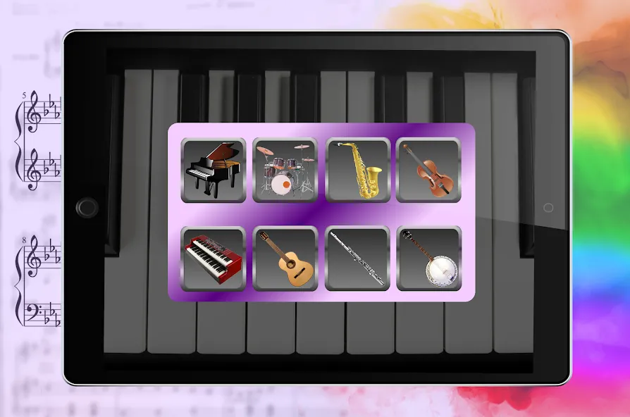 Скачать взломанную Piano  [МОД Menu] — стабильная версия apk на Андроид screen 2