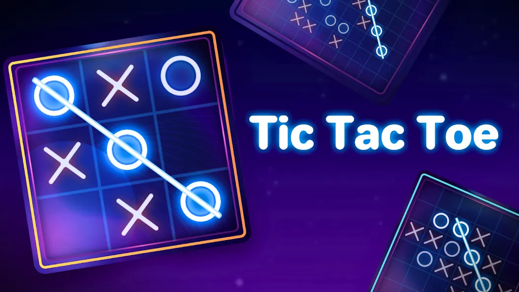 Скачать взломанную Tic Tac Toe 2 Player: XO Game (Тик Так Тоу 2 игрока)  [МОД Unlocked] — стабильная версия apk на Андроид screen 1