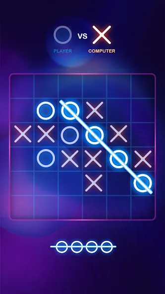 Скачать взломанную Tic Tac Toe 2 Player: XO Game (Тик Так Тоу 2 игрока)  [МОД Unlocked] — стабильная версия apk на Андроид screen 5