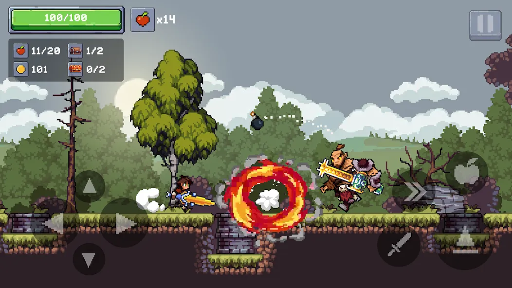 Скачать взлом Apple Knight 2: Action Game (Эппл Найт)  [МОД Много денег] — стабильная версия apk на Андроид screen 5