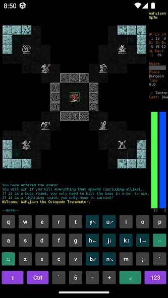 Скачать взломанную Dungeon Crawl Stone Soup (Данжен Кролл Стоун Суп)  [МОД Mega Pack] — стабильная версия apk на Андроид screen 4