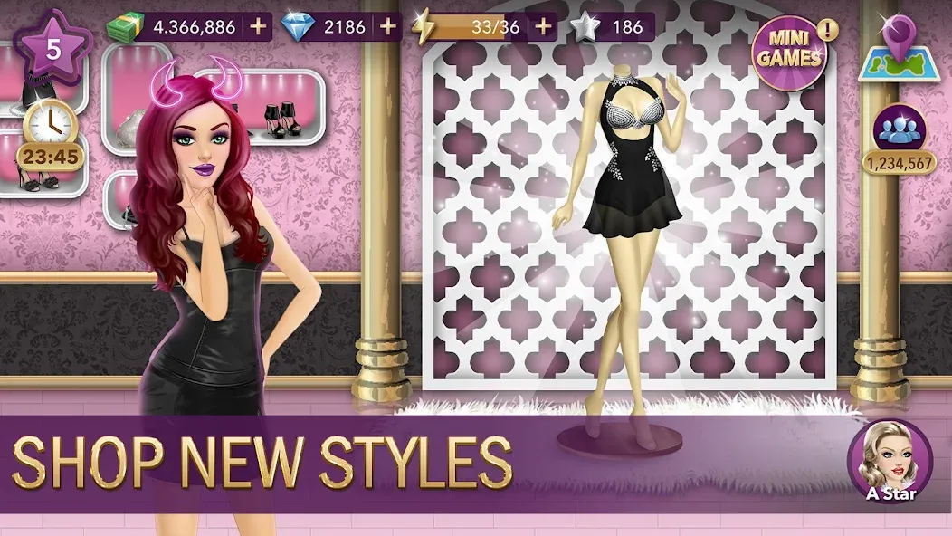 Взломанная Hollywood Story®: Fashion Star (Холливуд Стори)  [МОД Много монет] — стабильная версия apk на Андроид screen 5