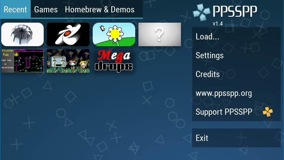 Скачать взлом PPSSPP — PSP emulator (ППССПП)  [МОД Menu] — последняя версия apk на Андроид screen 1