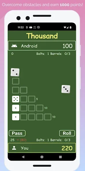 Взломанная Dice Games  [МОД Menu] — последняя версия apk на Андроид screen 2