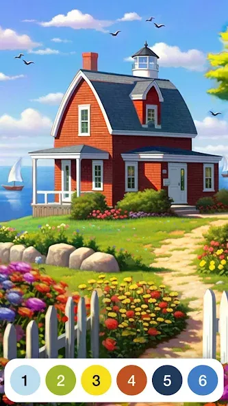Скачать взломанную Paint by Number: Coloring Game  [МОД Меню] — стабильная версия apk на Андроид screen 4