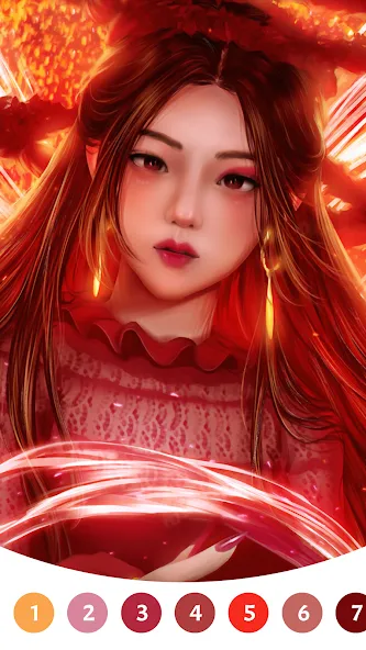 Взлом BlackPink Paint by Number (БлэкПинк Раскраска по номерам)  [МОД Unlocked] — стабильная версия apk на Андроид screen 2