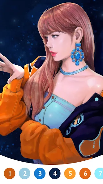 Взлом BlackPink Paint by Number (БлэкПинк Раскраска по номерам)  [МОД Unlocked] — стабильная версия apk на Андроид screen 4