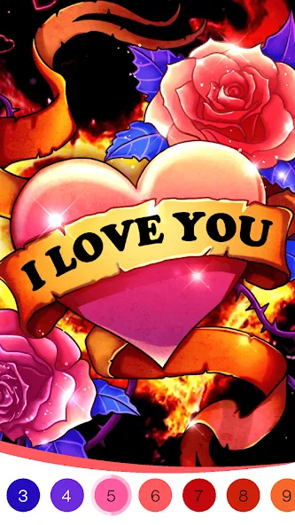 Взломанная Coloring Book -Paint by Number (Малер Плюс)  [МОД Много монет] — полная версия apk на Андроид screen 2