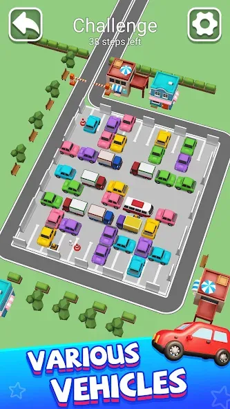 Скачать взлом Car Parking Games: Parking Jam (Кар Паркинг Джем)  [МОД Mega Pack] — стабильная версия apk на Андроид screen 5