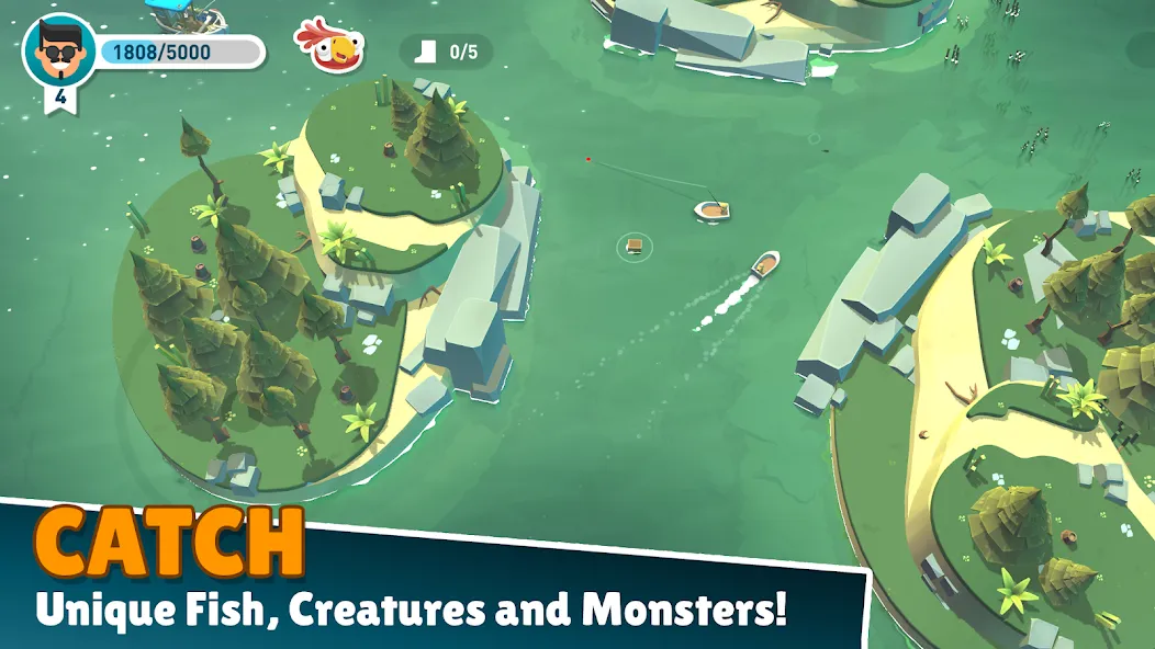 Взлом Creatures of the Deep: Fishing (Кричерс оф зе Дип)  [МОД Много денег] — полная версия apk на Андроид screen 2