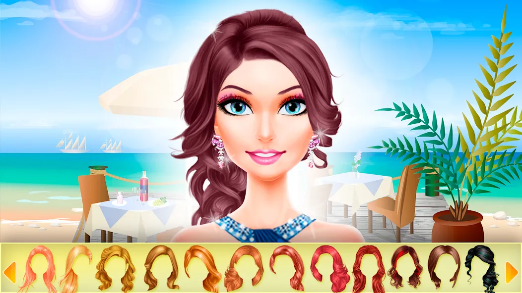 Взломанная Makeup games makeover dress up  [МОД Все открыто] — полная версия apk на Андроид screen 4