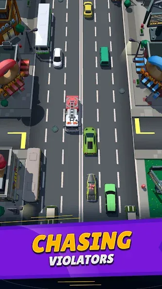 Скачать взломанную Traffic police simulator  [МОД Все открыто] — стабильная версия apk на Андроид screen 4