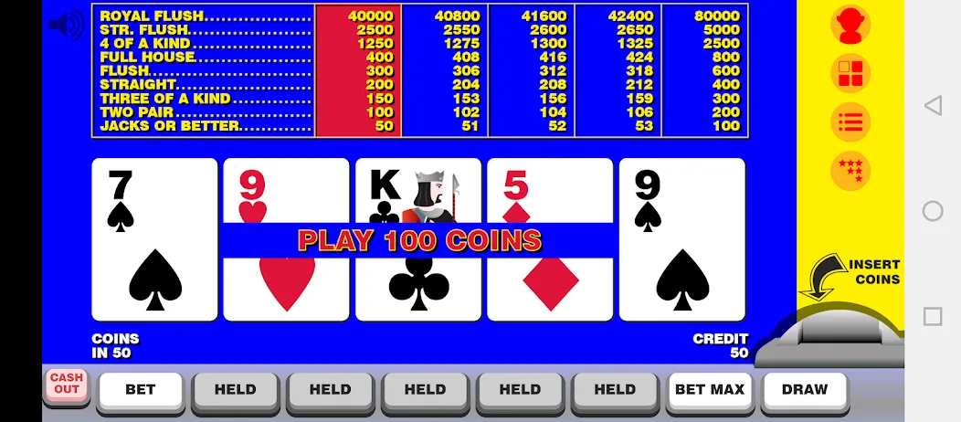 Скачать взломанную Video Poker with Double Up  [МОД Много монет] — последняя версия apk на Андроид screen 1