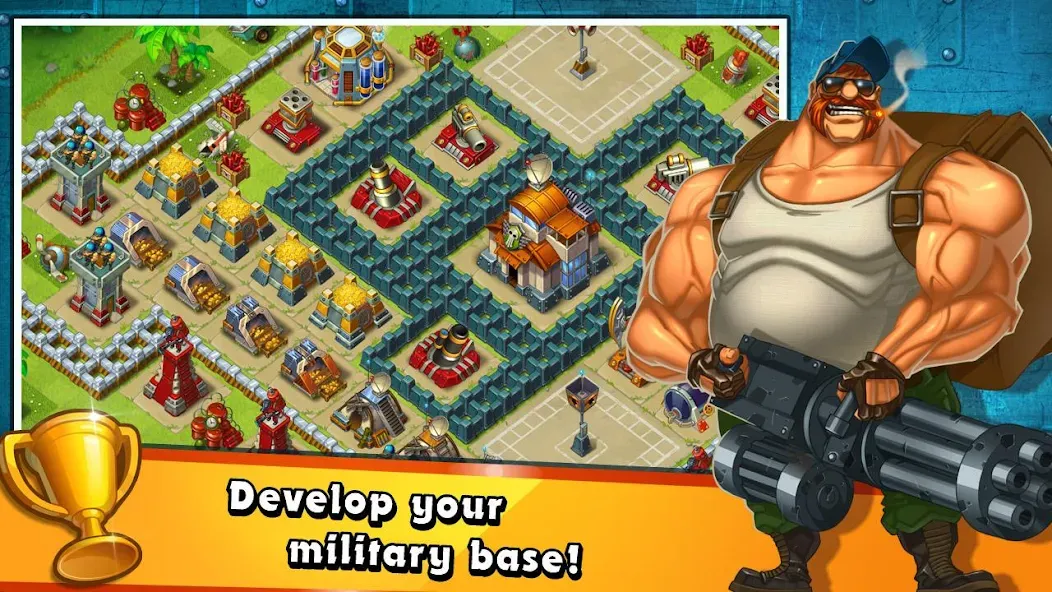 Скачать взломанную Jungle Heat: War of Clans (Джангл Хит)  [МОД Unlimited Money] — стабильная версия apk на Андроид screen 4