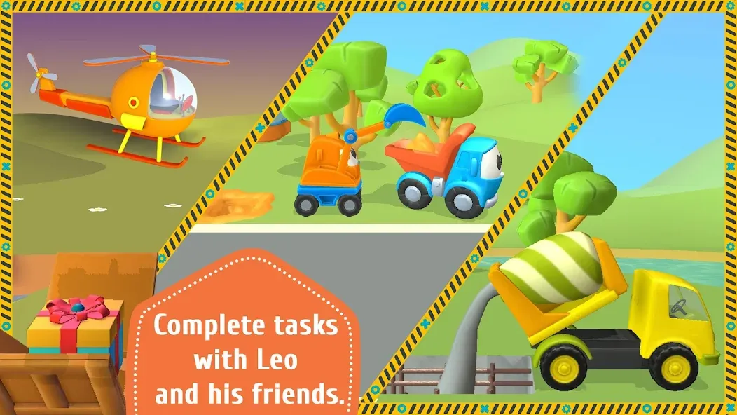 Скачать взлом Leo and Сars: games for kids  [МОД Mega Pack] — полная версия apk на Андроид screen 3