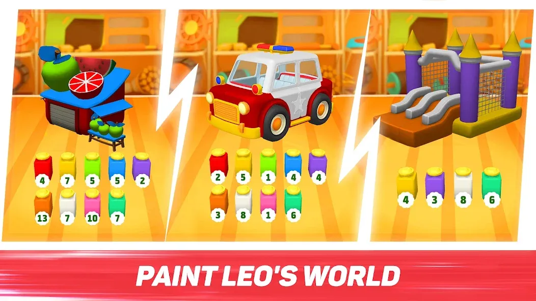 Скачать взломанную Leo Runner: car games for kids  [МОД Все открыто] — полная версия apk на Андроид screen 3