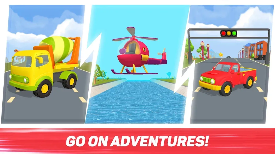 Скачать взломанную Leo Runner: car games for kids  [МОД Все открыто] — полная версия apk на Андроид screen 4