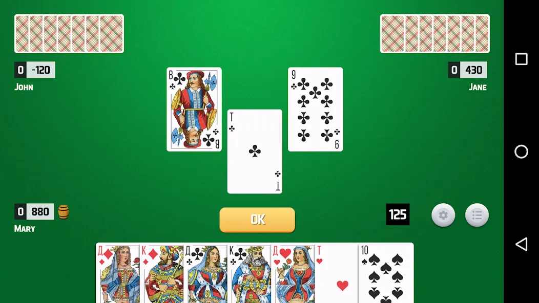 Взломанная Thousand Card Game (1000) (одна тысяча)  [МОД Много денег] — полная версия apk на Андроид screen 1