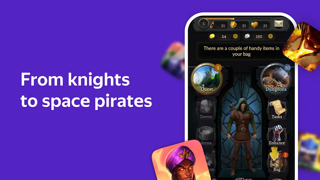 Взлом Yandex Games RPG and Role  [МОД Много денег] — стабильная версия apk на Андроид screen 4