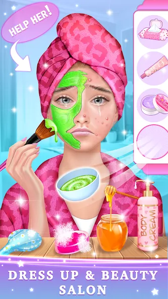 Скачать взломанную BFF Makeover — Spa & Dress Up  [МОД Unlimited Money] — стабильная версия apk на Андроид screen 1