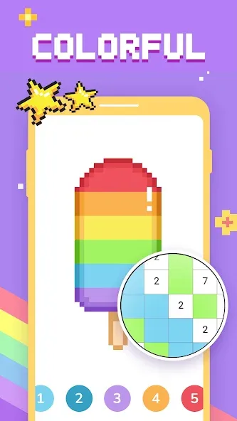 Взлом Paint by Number — Pixel Art  [МОД Много денег] — стабильная версия apk на Андроид screen 1