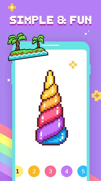 Взлом Paint by Number — Pixel Art  [МОД Много денег] — стабильная версия apk на Андроид screen 2