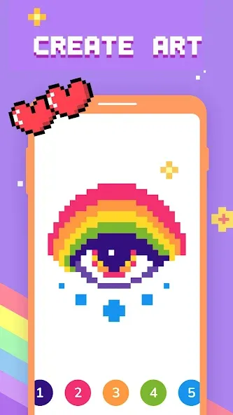 Взлом Paint by Number — Pixel Art  [МОД Много денег] — стабильная версия apk на Андроид screen 3