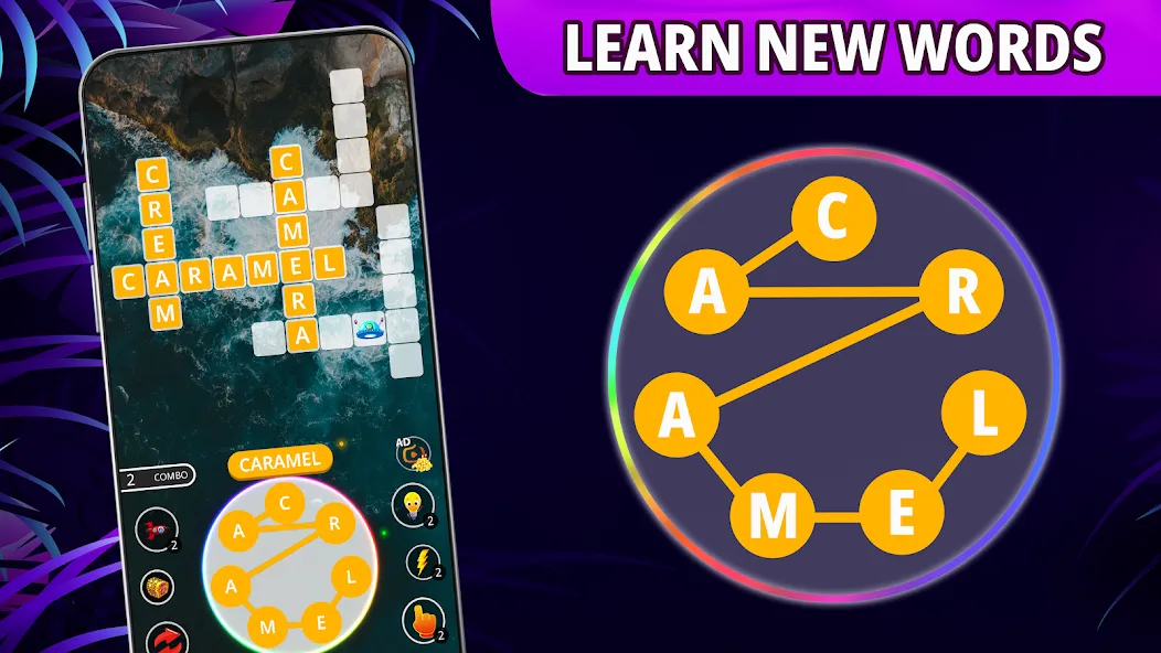 Скачать взломанную Word connect: word search game  [МОД Много монет] — последняя версия apk на Андроид screen 5