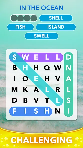 Взломанная Word Heaps Search — Word Games (Ворд Хипс Срч)  [МОД Mega Pack] — последняя версия apk на Андроид screen 3